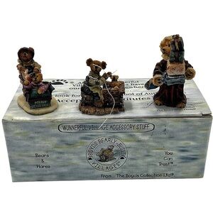 Boyds Bears Wunnerful Village Accessory Stuff Ted E. Bear Shop Style #19501-2